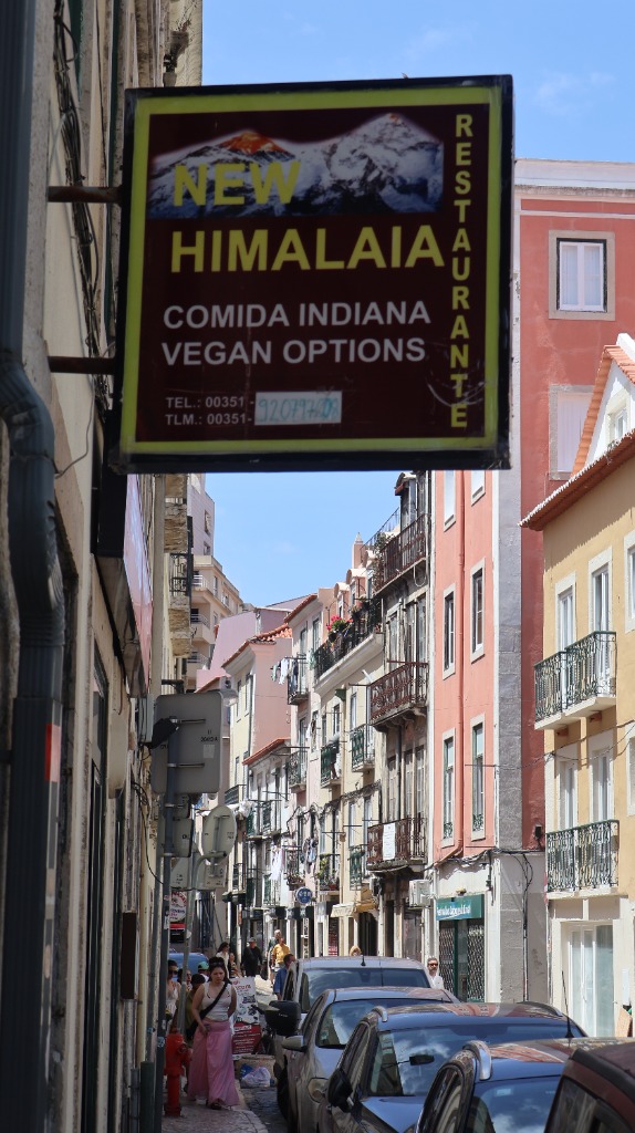 New Himalaia hanging street sign